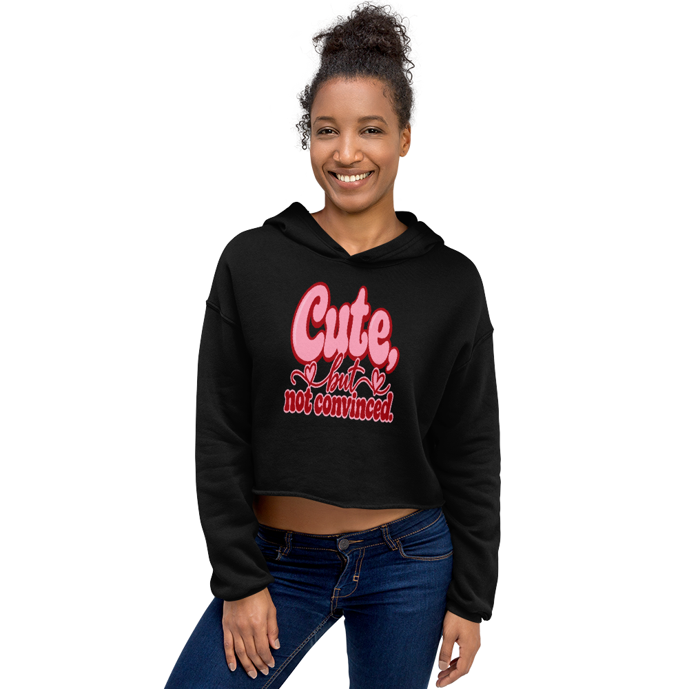 Scandal Cropped Hoodie - Black Edition Damen